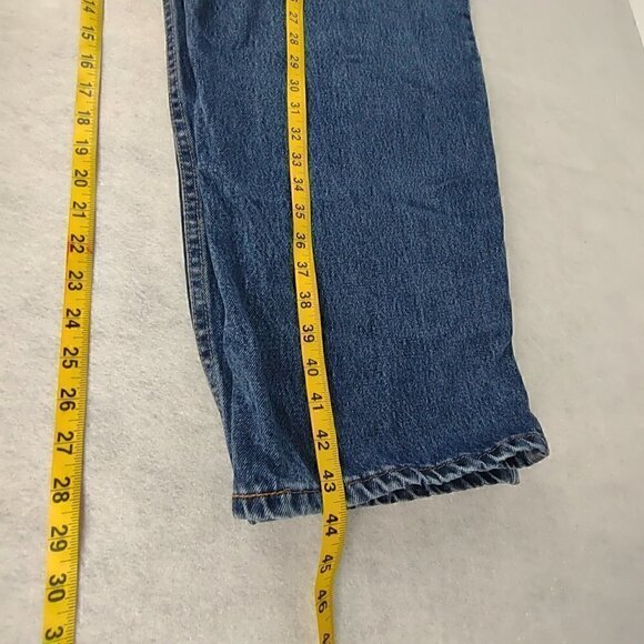 Levi 550 Men's 100% Cotton Blue Jeans Size 48X30 - Picture 6 of 10